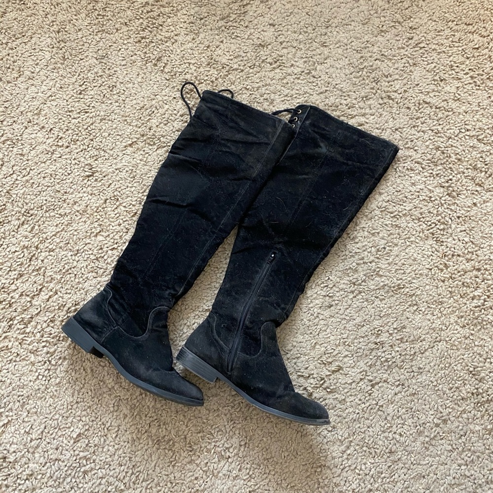 Knee-high booties